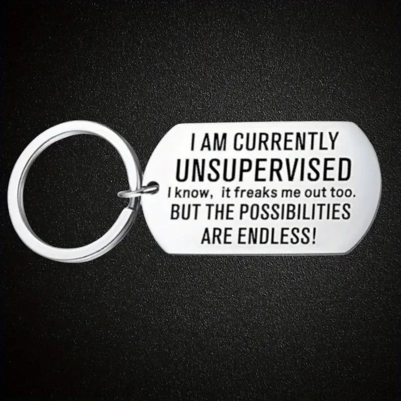 Porte-clés 'Unsupervised'