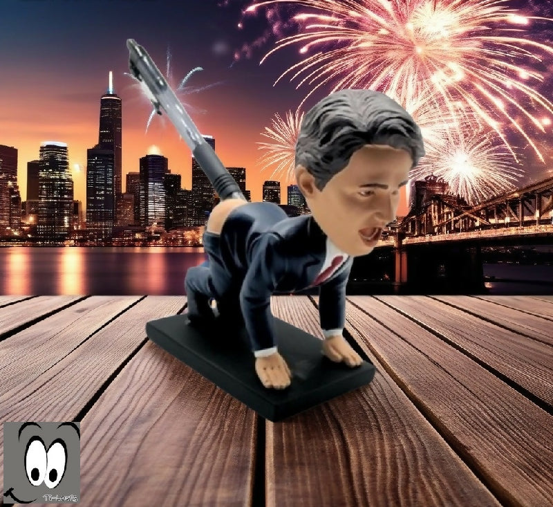 Porte crayon Justin Trudeau modèle 2 / Justin Trudeau Bobblehead Pencil Holder Gag style 2