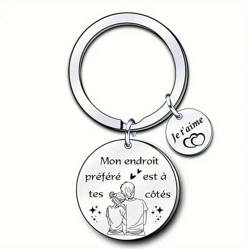 Porte-clés 'Mon endroit préféré'