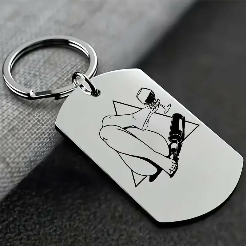 Porte clés 'Fille séduisante modèle 4'