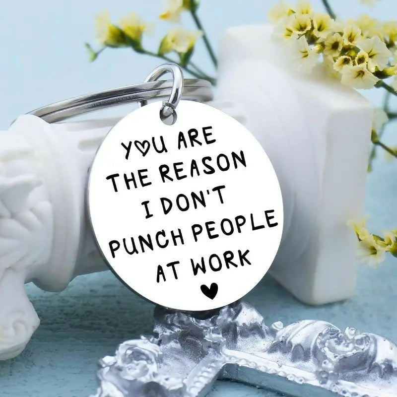 Porte-clés 'Punch people at work'