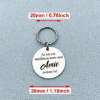 Porte-clés pour une amie