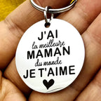 Porte-clés 'Meilleure maman'