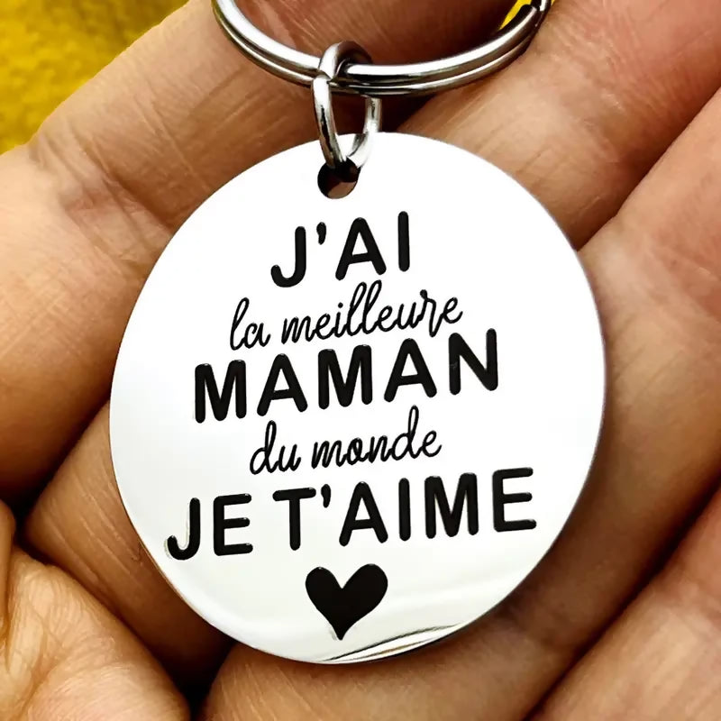 Porte-clés 'Meilleure maman'