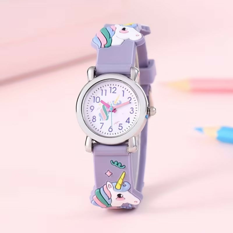 Montre pour enfants quartz Licorne Cartoon