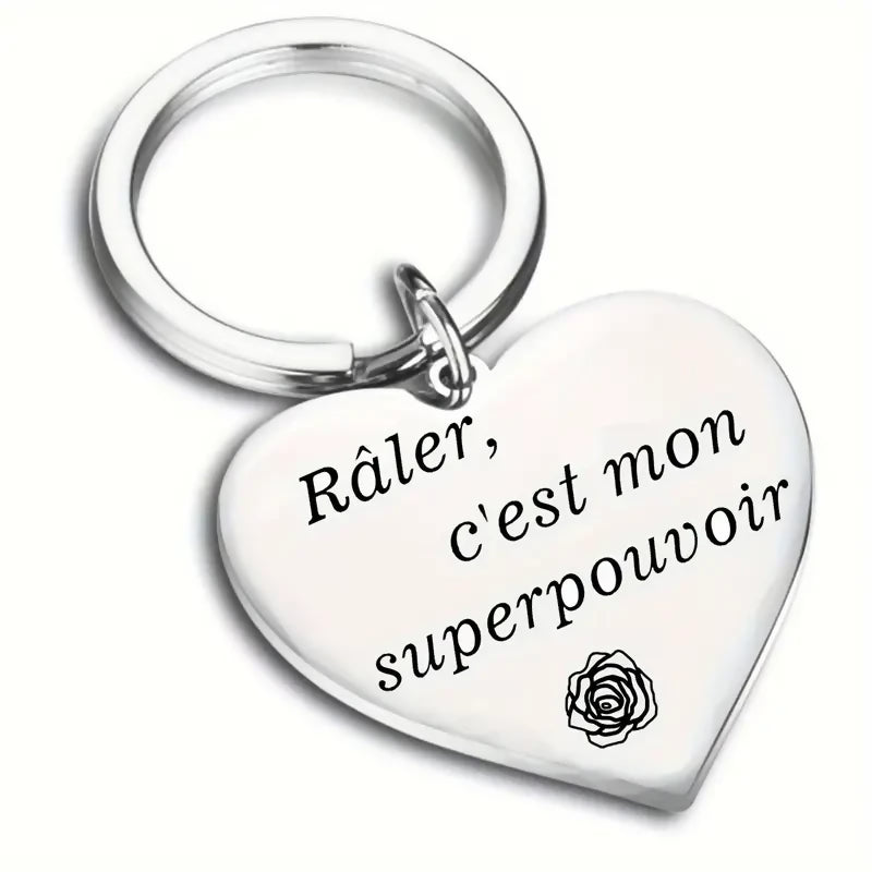 Porte-clés 'Raler, c'est mon superpouvoir'