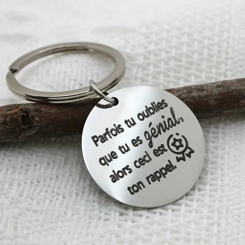 Porte-clés 'Tu es génial' modèle 2