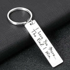 Porte-clés 'I love you more'