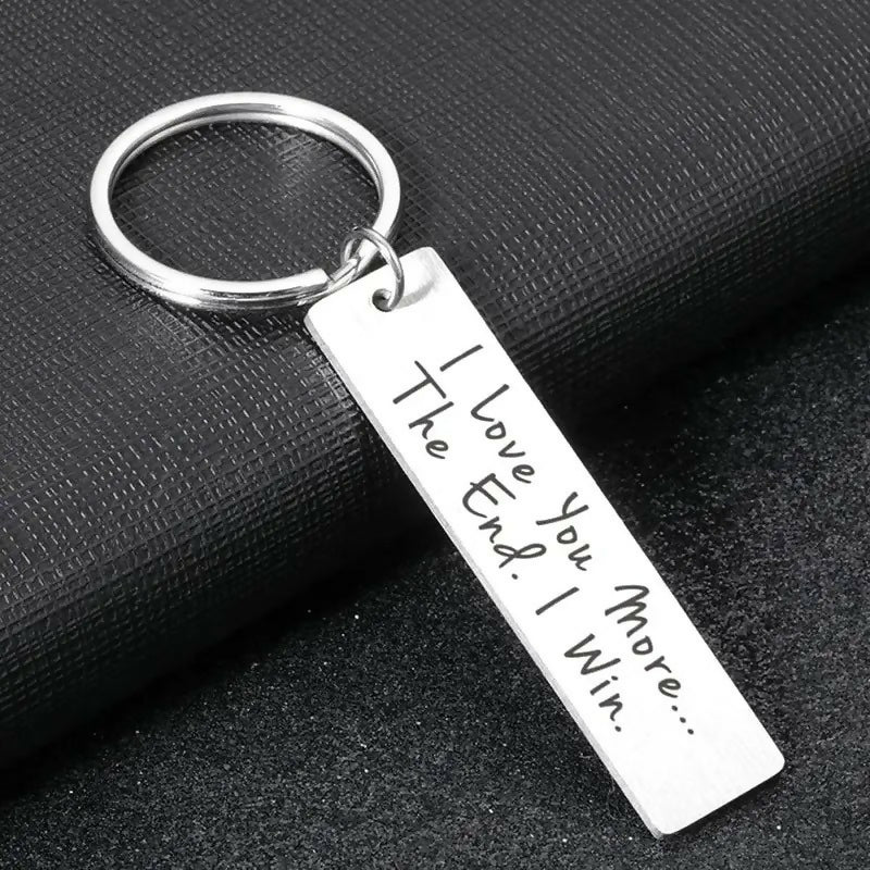 Porte-clés 'I love you more'