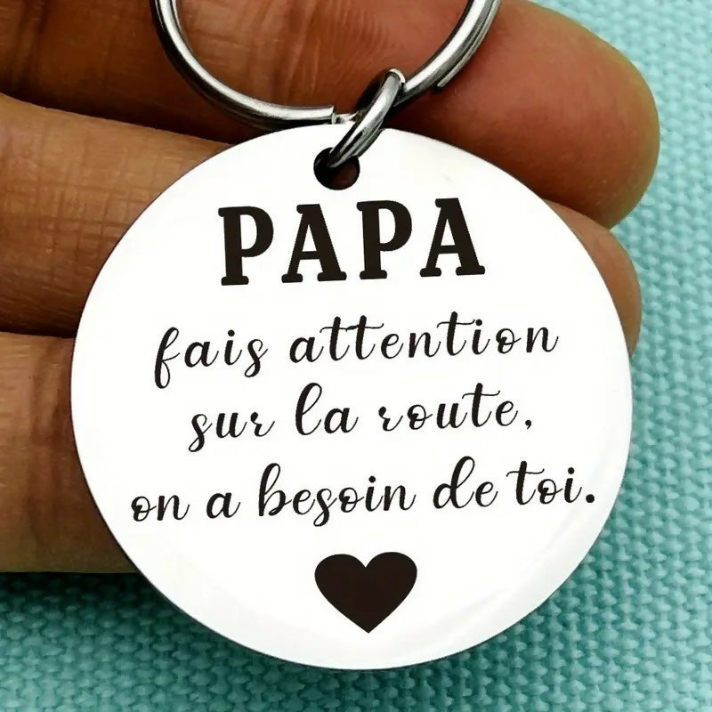 Porte-clés pour papa sur la route