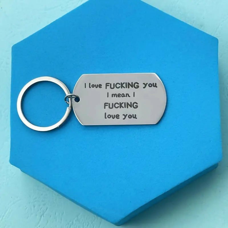 Porte-clé 'I fucking love you'