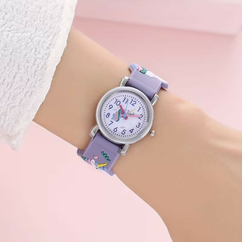 Montre pour enfants quartz Licorne Cartoon