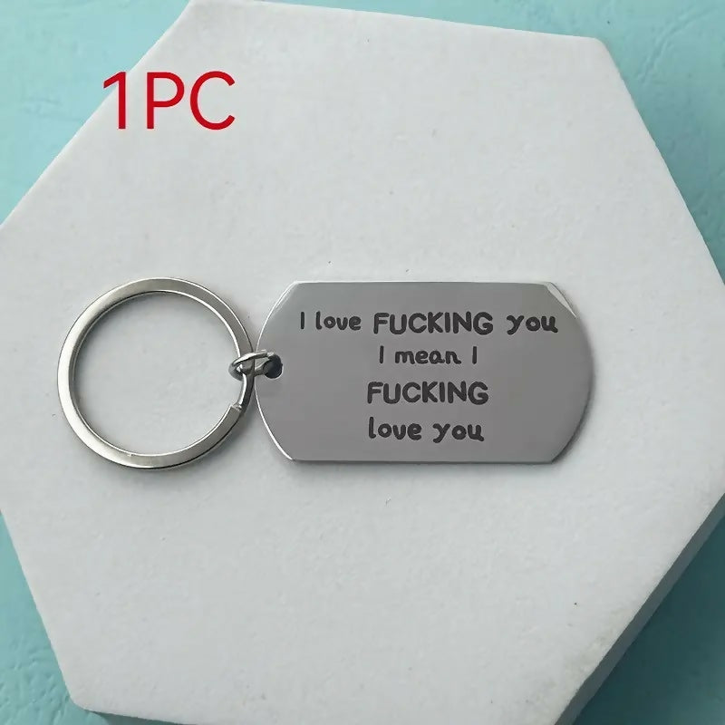 Porte-clé 'I fucking love you'