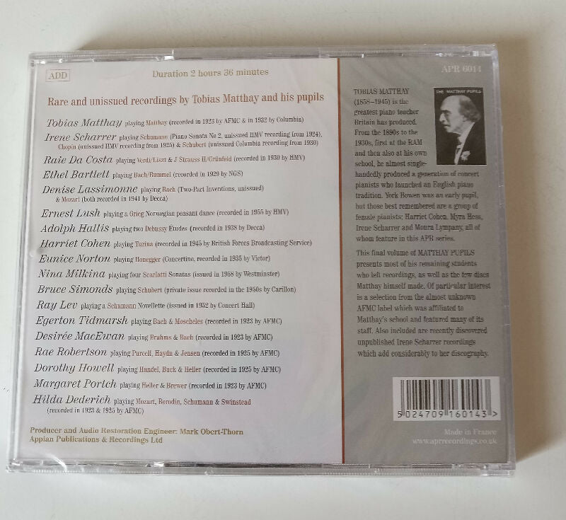 A Matthay Miscellany CD