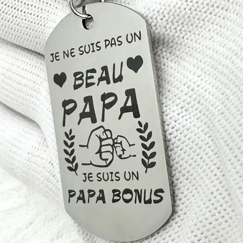 Porte-clés 'Beau papa'