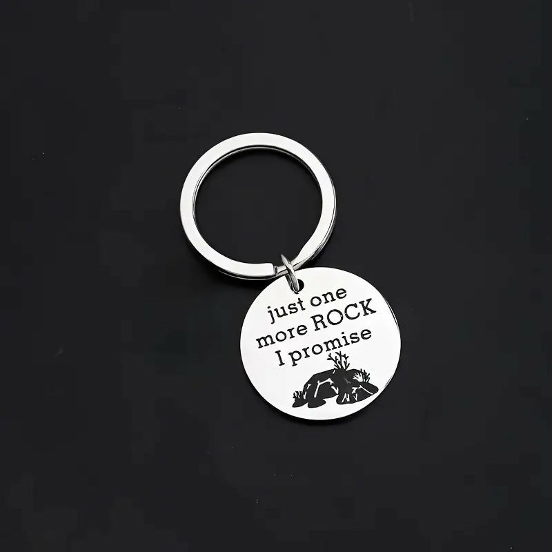 Porte-clé 'Just one more rock'