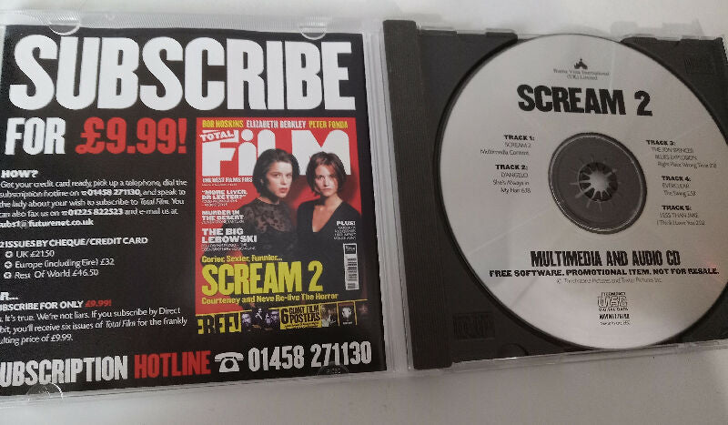 Scream 2 soundtrack CD