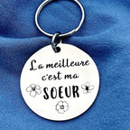 Porte-clés 'La meilleure c'est ma soeur'