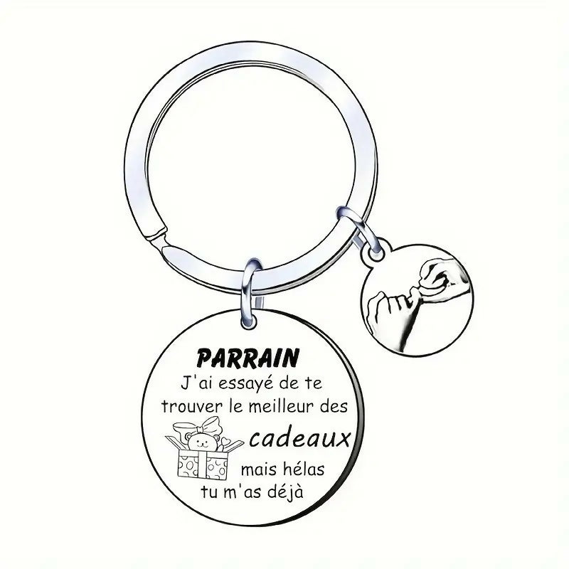 Porte-clés 'Parrain'