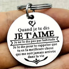 Porte-clés 'Quand je dit je t'aime'