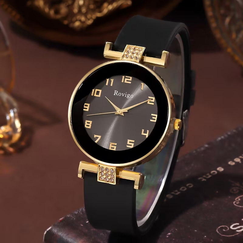 montre femme noir