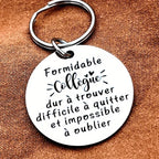 Porte-clés 'Formidable collègue' modèle 3'