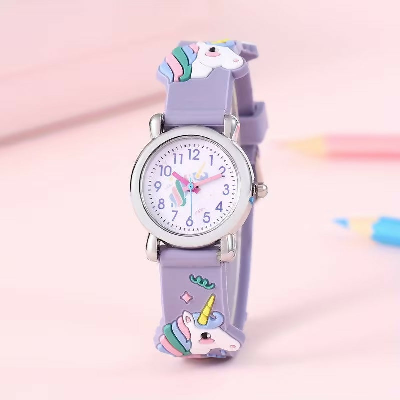 Montre pour enfants quartz Licorne Cartoon