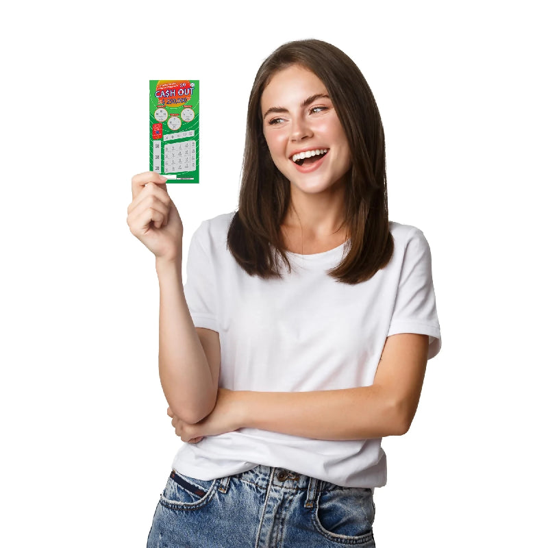 Faux billets de loterie et cartes à gratter pour Farce - Lot de 6 billets