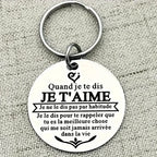 Porte-clés 'Quand je dit je t'aime'