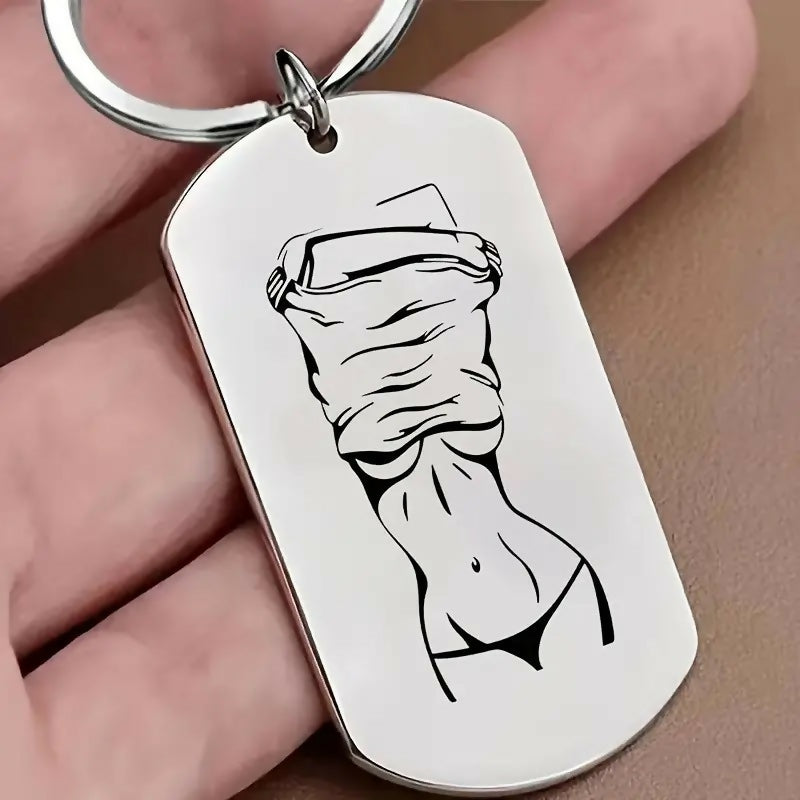 Porte clés 'Fille séduisante modèle 3'