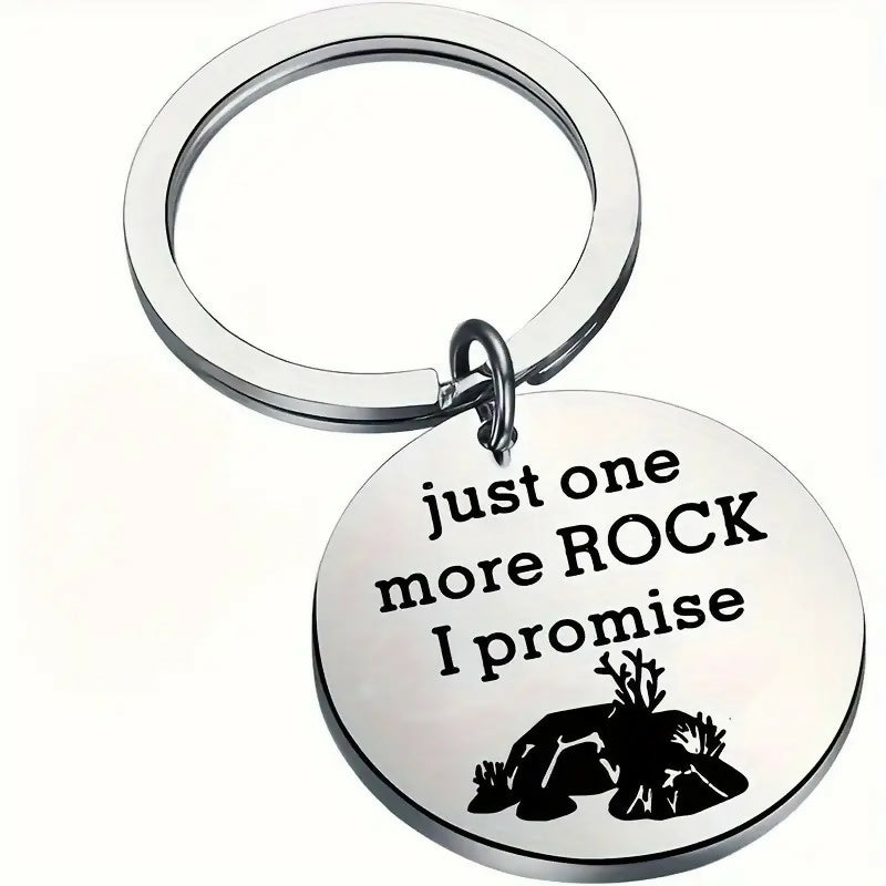Porte-clé 'Just one more rock'