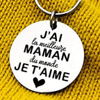 Porte-clés 'Meilleure maman'
