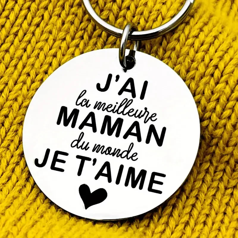 Porte-clés 'Meilleure maman'