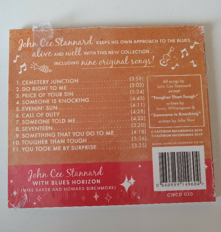 John Lee Stannard Moving on CD