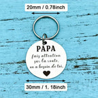 Porte-clés pour papa sur la route