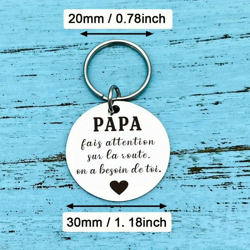 Porte-clés pour papa sur la route