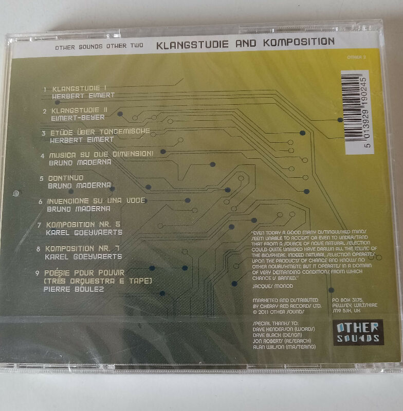 Klangstudie and Komposition