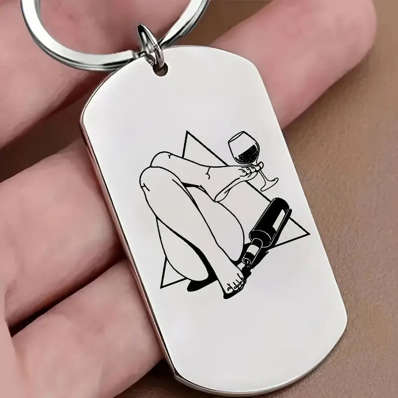 Porte clés 'Fille séduisante modèle 4'