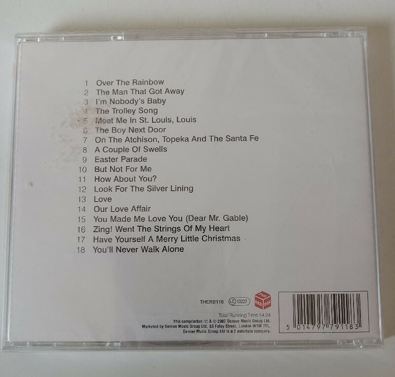 Judy Garland the collection feat. Over the Rainbow, Love, ect. CD