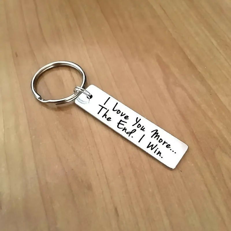 Porte-clés 'I love you more'