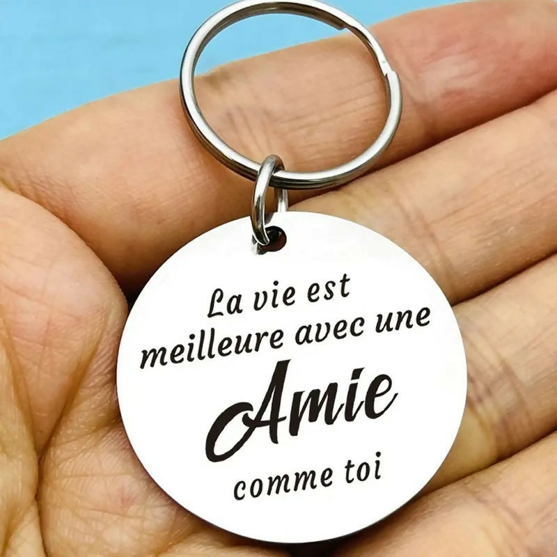 Porte-clés pour une amie