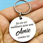 Porte-clés pour une amie